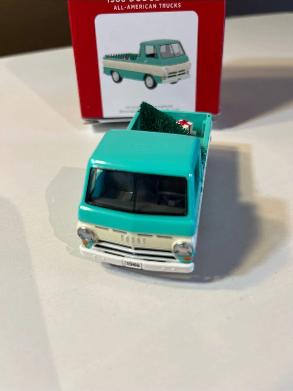 Hallmark 1966 A-100 Mint Green Truck Ornament